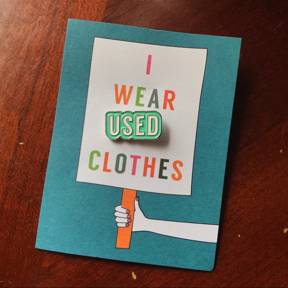 ThredUp “Used” Pin